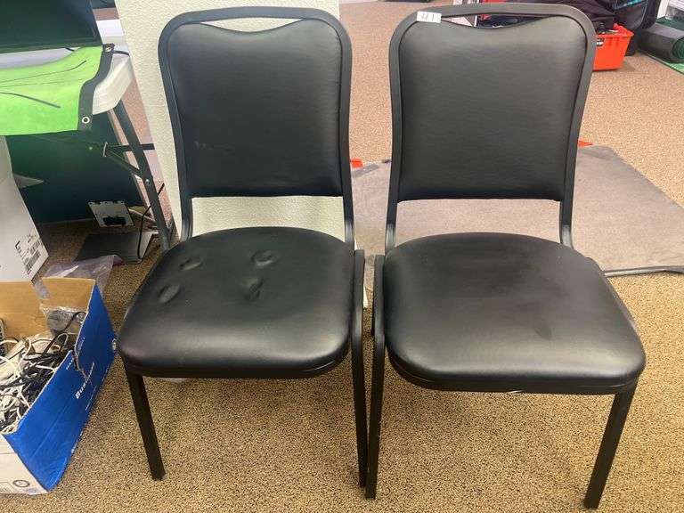 MARCO GROUP BLACK 108 STACK CHAIR