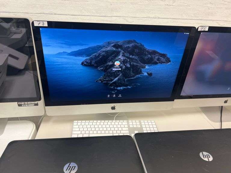 APPLE A1311 ALL-IN-ONE COMPUTER MONITOR WITH POWER CABLE IN WORKING COND.
