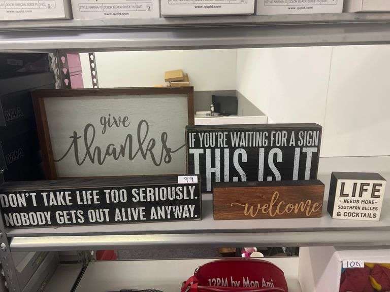 VARIETY OF INSPIRATIONAL SHADOW BOXES FOR WALL OR DESK MOUNTING