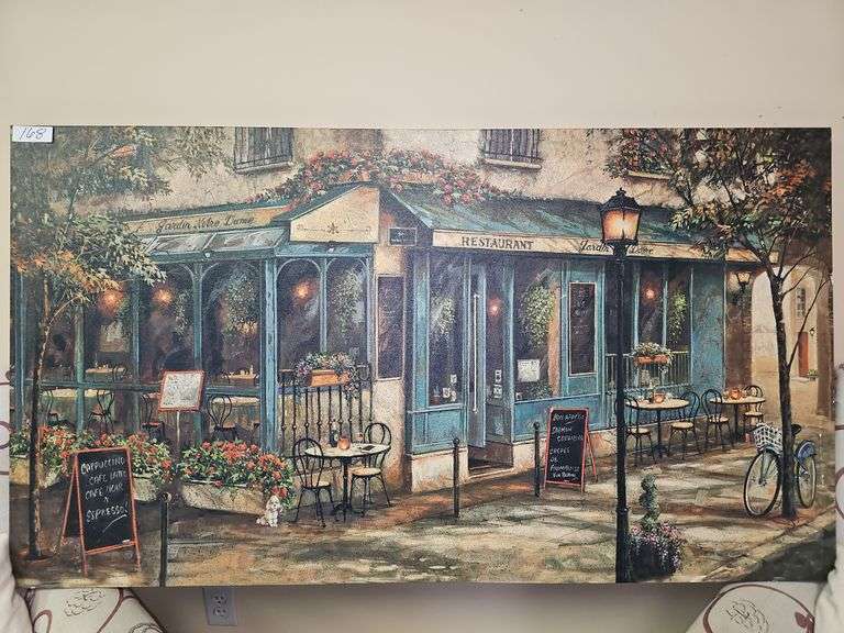 LARGE CANVAS PRINT APROX 54"x30"