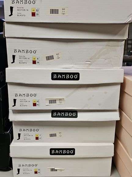 BAMBOO WOMEN'S SECTOR 16 BOOTS RETAIL $49 EA. NEW IN BOX SIZES INCLUDE 5.5, 6, 10