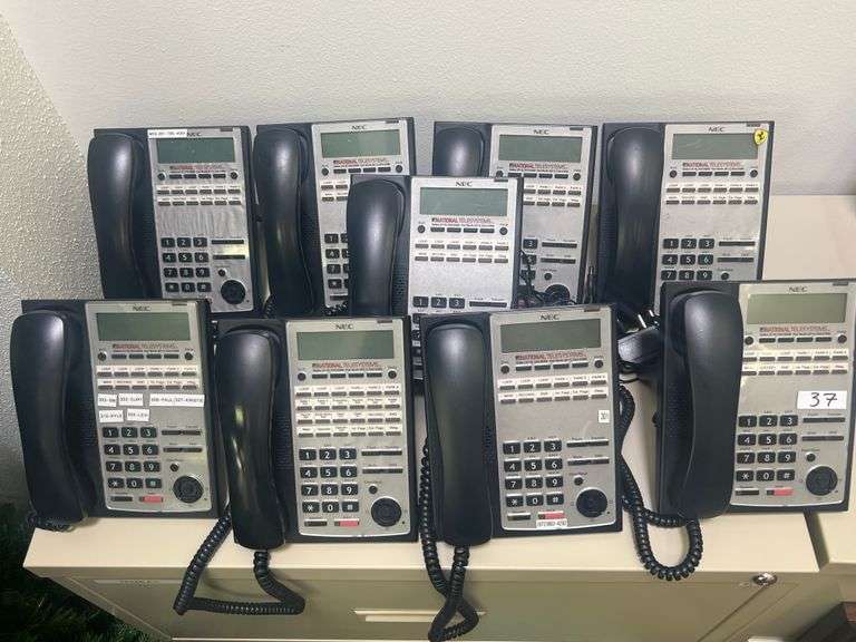 NEC IP4WW-12TXH-B-TEL CONFERENCE TELEPHONE SYSTEM WITH 9 IN LOT