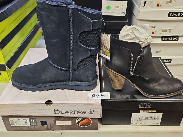 BEARPAW WOMEN'S KORI BOOTIES RETAIL $88+ EA. NEW IN BOX SIZES INCLUDE 11