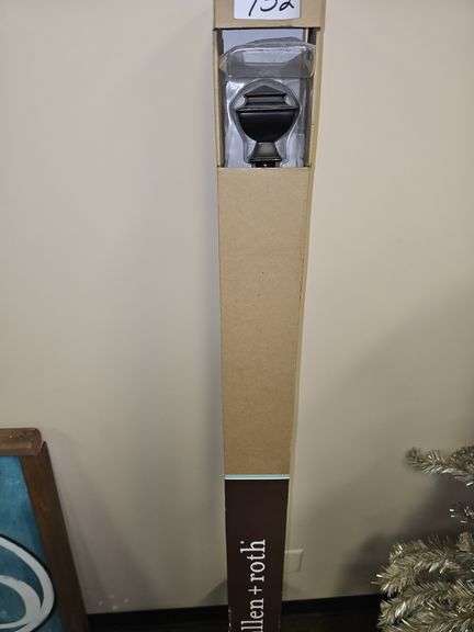 ALLEN+ROTH 72" - 144" DRAPERY ROD SET #0275297