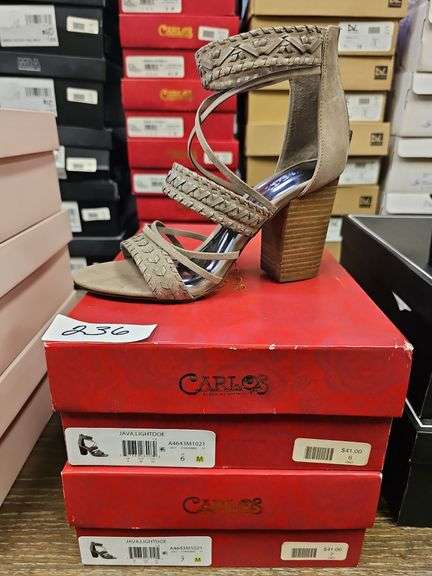 CARLOS WOMEN'S SANDALS A643M1021 RETAIL $41 EA. NEW IN BOX SIZES INCLUDE 6, 7