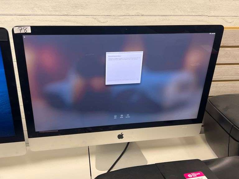 APPLE A1311 ALL-IN-ONE COMPUTER MONITOR WITH POWER CABLE IN WORKING COND.