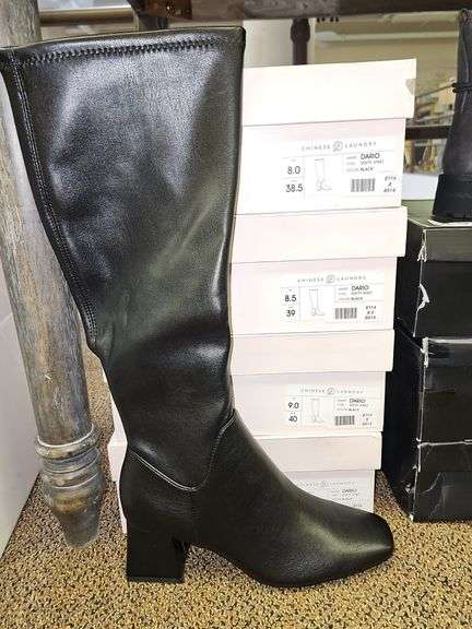 CHINESE LAUNDRY WOMEN'S BOOTS RETAIL $114 EA. NEW IN BOX SIZES INCLUDE 8, 8.5, 9, 9.5