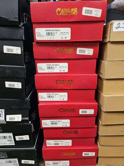 CARLOS WOMEN'S EMMA SANDALS OCNBLU RETAIL $60 EA. NEW IN BOX SIZES INCLUDE 6, 6.5, 7