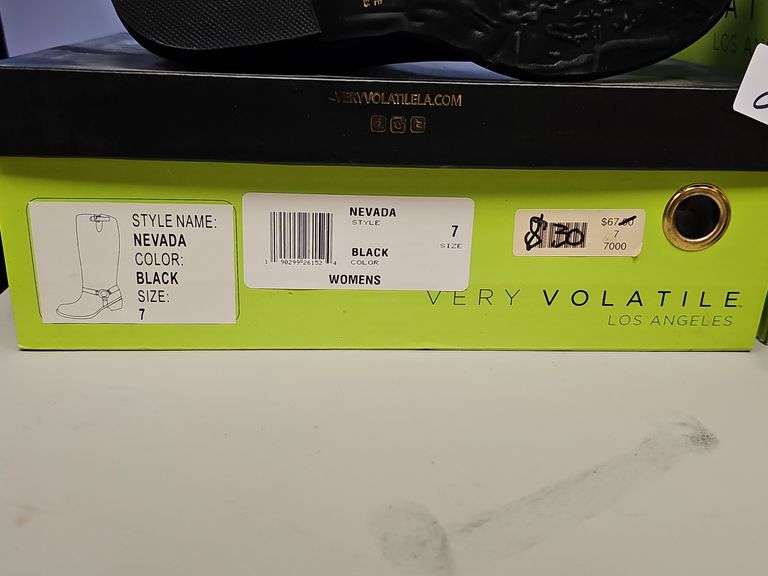VERY VOLATILE WOMEN'S NEVADA BOOTS RETAIL $30 EA. NEW IN BOX SIZES INCLUDE 7, 10