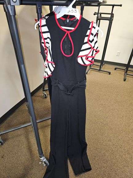 VALENTINE WOMEN'S JUMPSUIT IN SMALL SIZE WITH LONG FLARE LEG ALL NEW