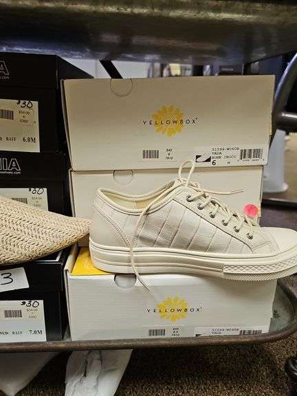 MIA, YELLOWBOX  WOMEN'S SANDALS M110029 RETAIL $30 EA. NEW IN BOX SIZES INCLUDE 6, 6.5, 7, 7.5, 8, 8.5