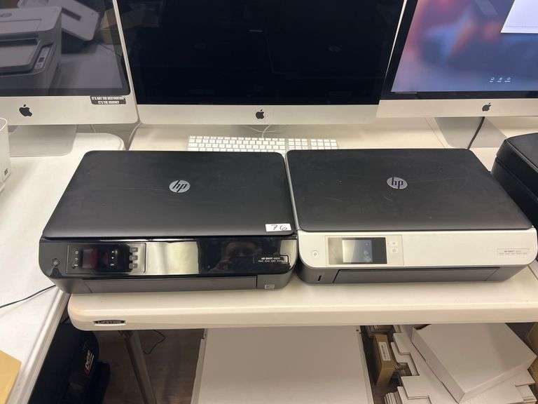 HP ENVY 4500 & 5530 PRINTERS BOTH WITH POWER CABLE IN WORKING CONDITION