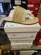 CHINESE LAUNDRY WOMEN'S RAYVAS STRAW WOVEN SANDALS 7931 RETAIL $59 EA. NEW IN BOX SIZES INCLUDE 6,9.5