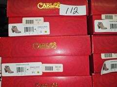 CARLOS DOE HAWTHORN WOMEN'S ANKLE BOOTS E8682L2020 RETAIL $65 EA. NEW IN BOX SIZES INCLUDE 7.5, 8, 9.5, 10