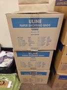 ULINE PAPER SHOPPING BAGS DEBBIE 10"x5"x13" WITH 250 PER CARTON S-7260 KRAFT