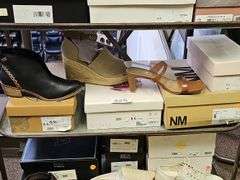 WOMEN'S SANDALS INCLD. ALL ROADS, NAUGHTY MONKEY, AND CHINESE LAUNDRY RETAIL $30+ EA. NEW IN BOX SIZES INCLUDE 8, 8.5