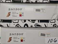 BAMBOO FAITH-13S TANBNH WOMEN'S SANDALS RETAIL $40 EA. NEW IN BOX SIZES INCLUDE 5.5, 6, 7, 8 , 8.5, 9, 10