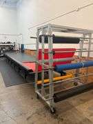 AUTOMETRIX ADVANTAGE SERIES RADIUM 60"W CNC Vinyl Cutting Table, 28-foot length with cutting length of 26'.. In perfect working almost NEW condition. Material holding rack included, however material is not. Bought last year with warranty still in place. This unit can be disassembled with plenty of help, tools, and time. Please plan accordingly.