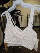WANDERLUX LACE PADDLES SEE-THRU BRALETTE 92%POLY 8%SPANDEX WT1326 SIZES SMALL MED. & XL ALL NEW WITH TAGS