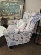 ALCOTT HILL ATWATER 31.75"WIDE POLYESTER ARMCHAIR APROX 38"H