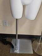 3' FEMALE BODY MANNEQUIN W/O LEGS/ARMS AND THEN 2' METAL STAND