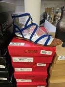 CARLOS WOMEN'S EMMA SANDALS OCNBLU RETAIL $60 EA. NEW IN BOX SIZES INCLUDE 6, 6.5, 7