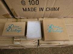 VARIETY OF CARBOARD JEWELRY BOXES WITH BRAND