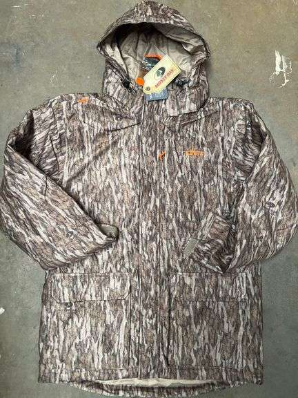 HABIT OUTDOORS MEN'S CEDAR BRANCH INSULATED PARKA IN 014 MO BOTTOMLAND COLOR, WJ10010-M-/-6-L-014 SIZE X-LARGE ALL NEW WITH TAGS