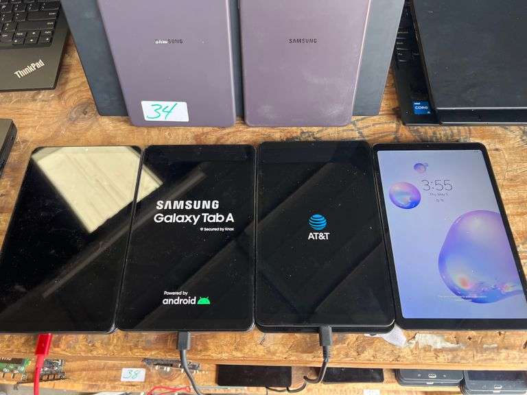 SAMSUNG GALAXY TAB A 8.4" 2020 TOUCHSCREEN TABLET SM-T307U MANY TESTED AND POWER ON, CAN BE RESET