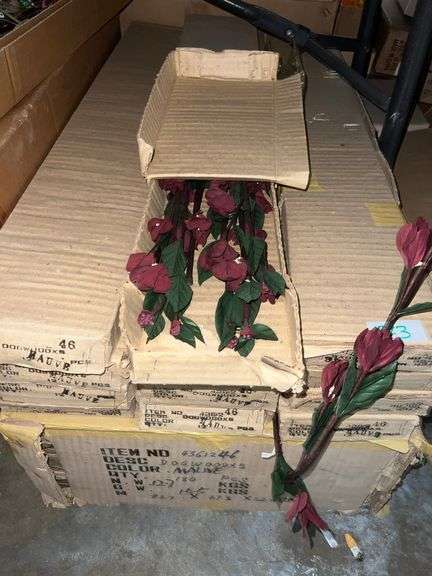 AMERICAN BEST ARTIFICIAL 32" MAUVE SILK FLOWER 4361246, ALL NEW IN CASE.. SOLD PER 2-DOZEN