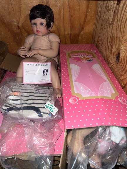 BZDOLL BABY REBORN FULL SIZE BABY DOLL WITH DIAPER & CLOTHES INCLD.