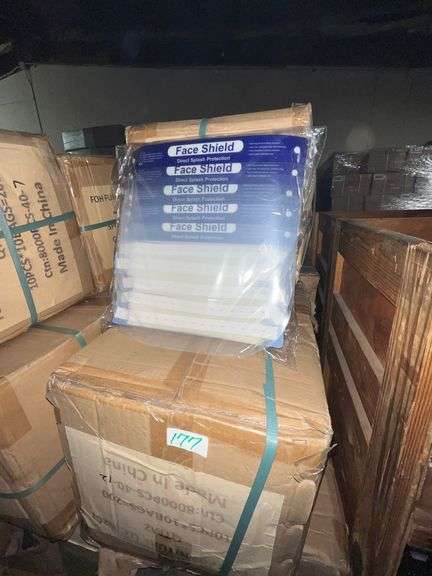 DIRECT SPLASH PROTECTION FACE SHIELD PACK OF 10 WITH 10 PACKS PER CASE… SOLD PER CASE (200PCS)