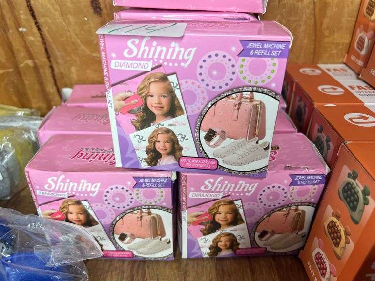 SHINING DIAMOND BLING BLING DIAMOND JEWEL MACHINE AND REFILL SET