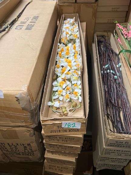 AMERICAN BEST ARTIFICIAL SILK FLOWER 36" 45697 ALL NEW IN CASE.. SOLD PER DOZEN