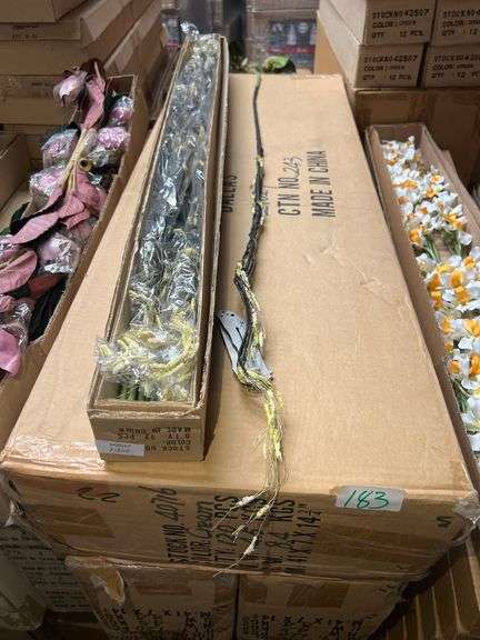 AMERICAN BEST ARTIFICIAL SILK FLOWER STEM 48" 40716 ALL NEW IN CASE.. SOLD PER CASE OF 120