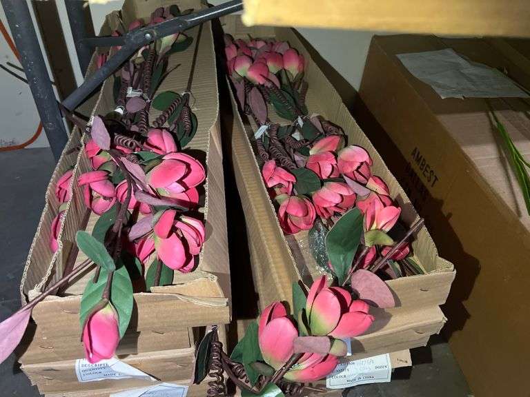 AMERICAN BEST ARTIFICIAL SILK FLOWER 32" 4657383 ALL NEW IN CASE.. SOLD PER DOZEN