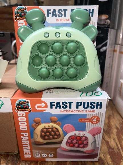 LOYATANK FAST PUSH INTERACTIVE GAME WITH 4-MODES GREEN COLOR