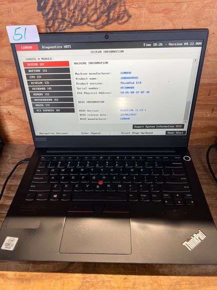 LENOVO THINKPAD X1 LAPTOP MODEL 20XW004GUS WITH EVO vPRO 7 INTEL POWERS ON BUT NEEDS SCREEN REPAIR