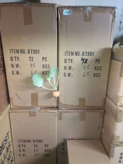 AMERICAN BEST ARTIFICIAL VEGETABLE 10"  67103 ALL NEW INDIVIDUALLY WRAPPED IN CASE.. SOLD PER CASE OF 48