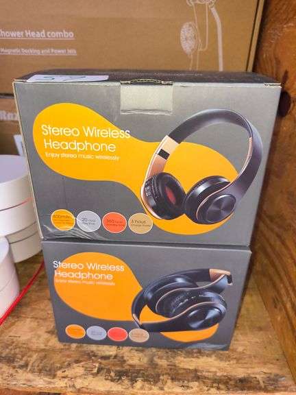 STEREO WIRELESS HEADPHONES 400mAh 20HR PLAY TIME