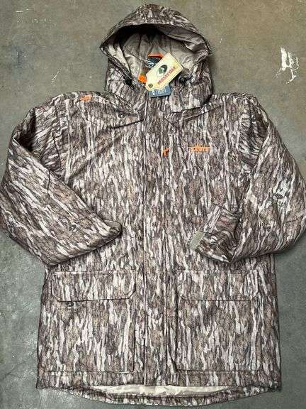HABIT OUTDOORS MEN'S CEDAR BRANCH INSULATED PARKA IN 014 MO BOTTOMLAND COLOR, WJ10010-M-/-6-L-014 SIZE LARGE ALL NEW WITH TAGS