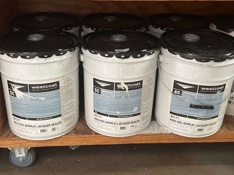 WESTCOAT SPECIALTY COATING SYSTEMS SC-71 HIGH VOC ACRYLIC LACQUER SEALER FOR PROFESSIONAL USE 5GAL 10-WP81-00