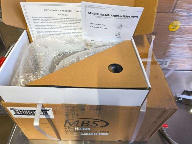 MBS MODERN BRASS SOLUTIONS 35574 CHROME GT2410-01 LAVATORY FAUCET, SINGLE HANDLE BRAND NEW IN BOX