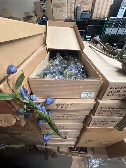 AMERICAN BEST ARTIFICIAL SILK FLOWER 30" 54369 ALL NEW IN CASE.. SOLD PER DOZEN