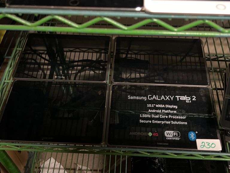 SAMSUNG GALAXY TAB 2 10.1" WXGA DISPLAY ANDROID TABLETS SGH-T779