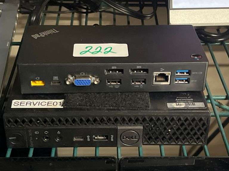 DELL OPTIPLEX 5070 MINI PC D10U WITH LENOVO THINKPAD USB-C DOCK