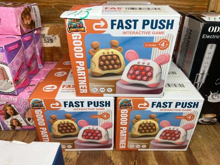 LOYATANK FAST PUSH INTERACTIVE GAME WITH 4-MODES GREEN COLOR