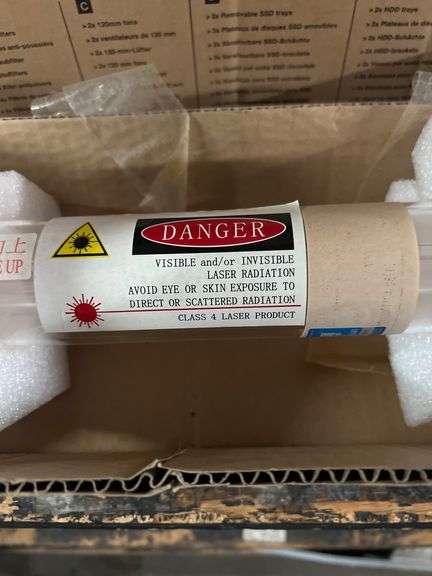 YONGLI CLASS 4 LASER GLASS TUBE 34"L