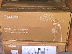 RAZIME RAIN SHOWER COMBO HEAD WITH BUILT-IN MAGNETIC DOCKING & POWER JETS SILVER / CHROME COLOR