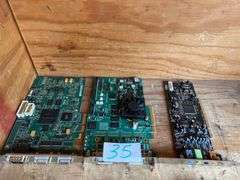 MODULES INCLUDING MATROX Y2718-00 REV.B ; ACTIVE SILICON P100-0255R ; &  SOUND BLASTER AUDIGY SB04100